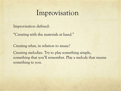 Improvisation Music Definition and Its Far-Reaching Influences