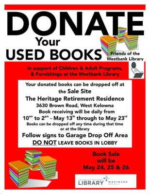 where is the best place to donate used books? why not consider a local library?